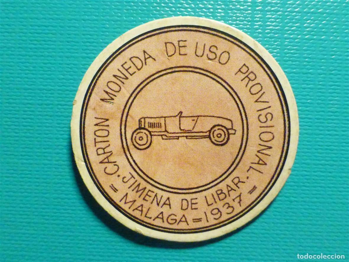 Reproducciones billetes y monedas: Cart&oacute;n Moneda de Uso Provisional - Jimena de Libar - M&aacute;laga - 1937 - 25 C&eacute;ntimos -