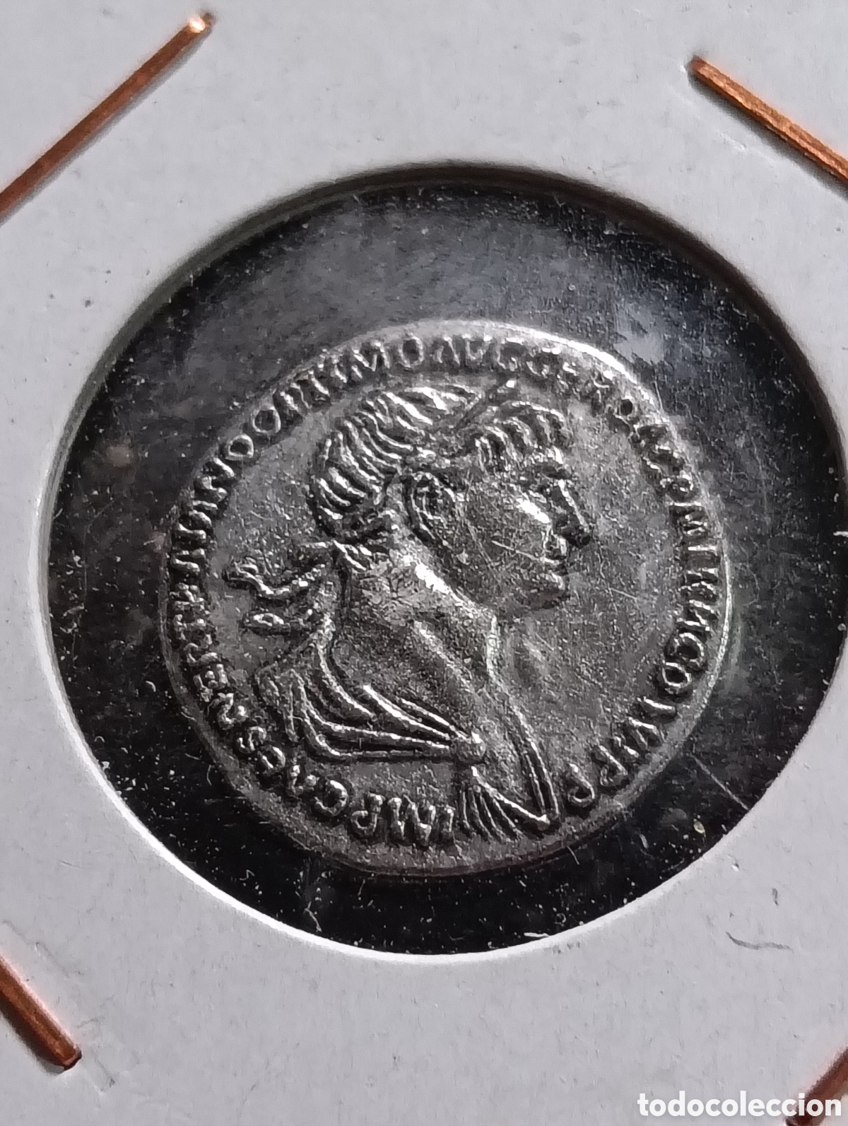 Reproducciones billetes y monedas: Moneda romana reproducci&oacute;n c 93