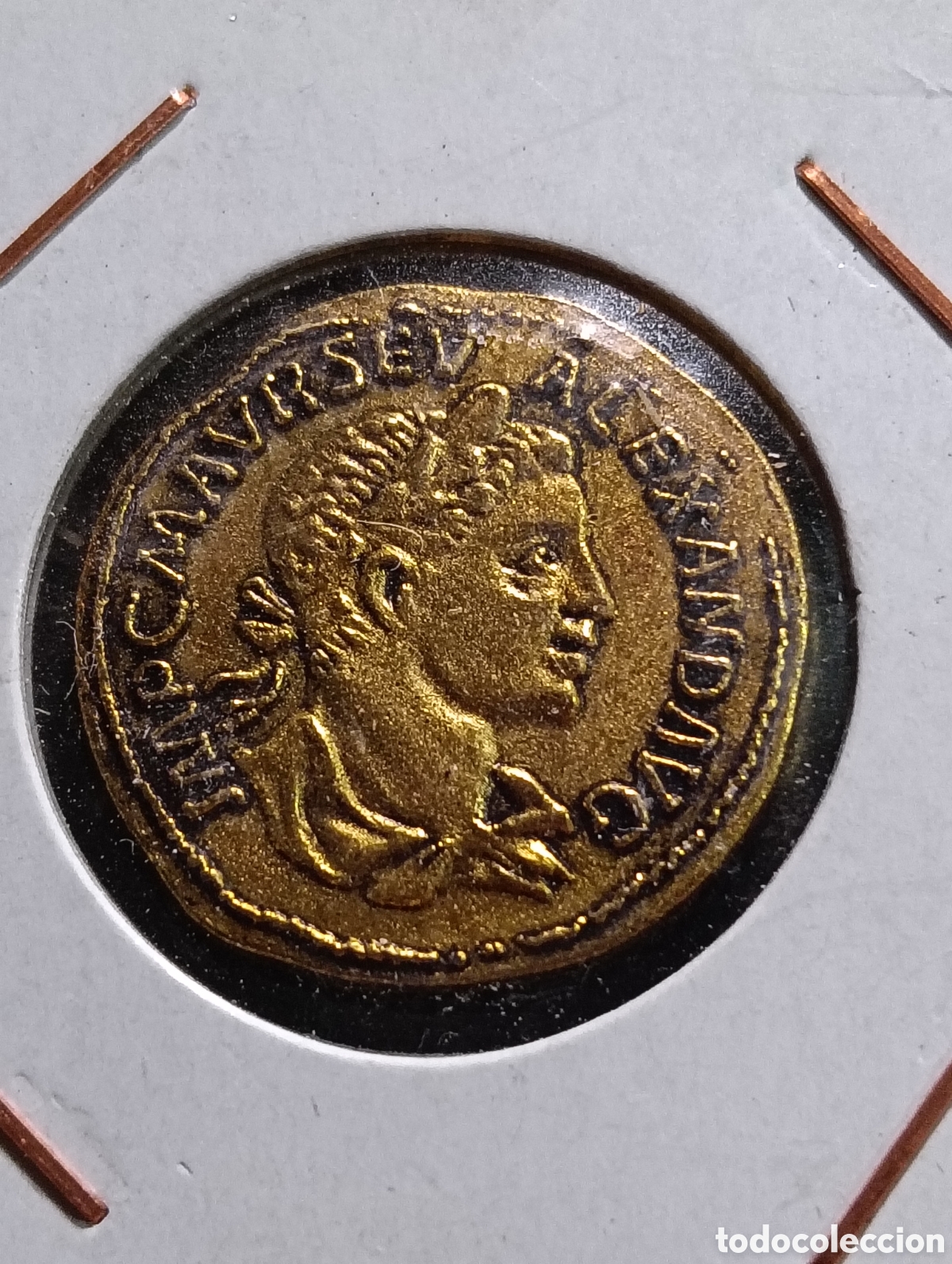 Reproducciones billetes y monedas: Moneda romana reproducci&oacute;n c 93