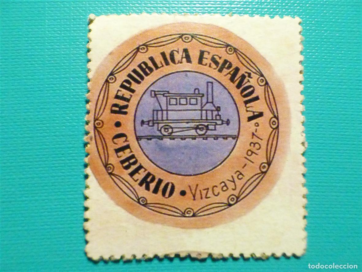 Reproducciones billetes y monedas: Cart&oacute;n Moneda de Uso Provisional - Ceberio - Vizcaya - 15 C&eacute;ntimos -