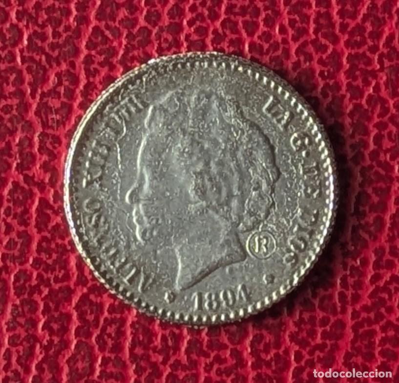 Reproducciones billetes y monedas: 50 c&eacute;ntimos - Alfonso XIII - A&ntilde;o 1.894 (Lote 186267)