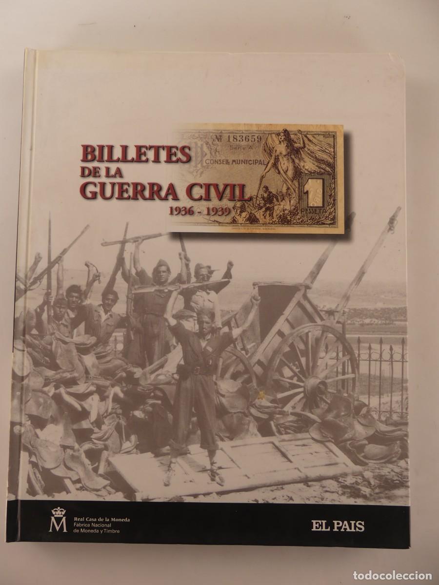 Riproduzioni banconote e monete: LIBRO BILLETES DE LA GUERRA CIVIL PERIODICO EL PAIS - FNMT