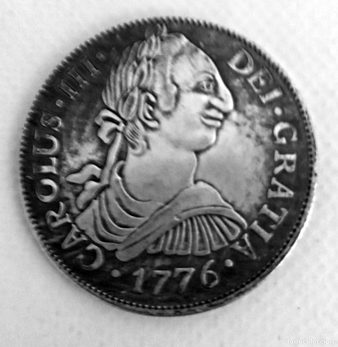 Reproducciones billetes y monedas: CAROLUS III - DEO GRATIA - 1776 - 20 REALES - R&Eacute;PLICA