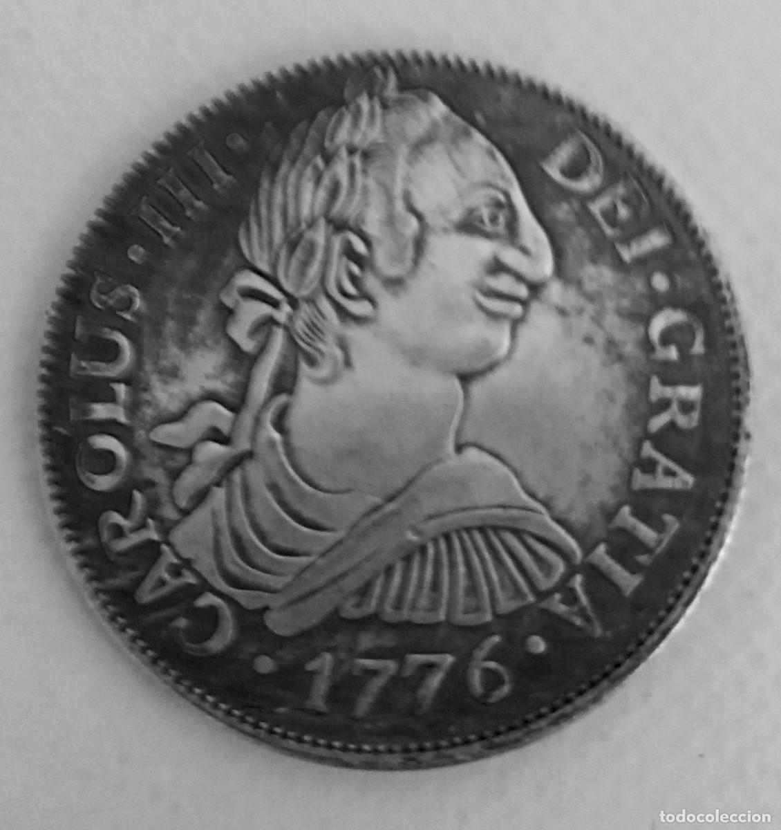 Reproducciones billetes y monedas: CAROLUS III - DEO GRATIA - 1776 - 20 REALES - R&Eacute;PLICA