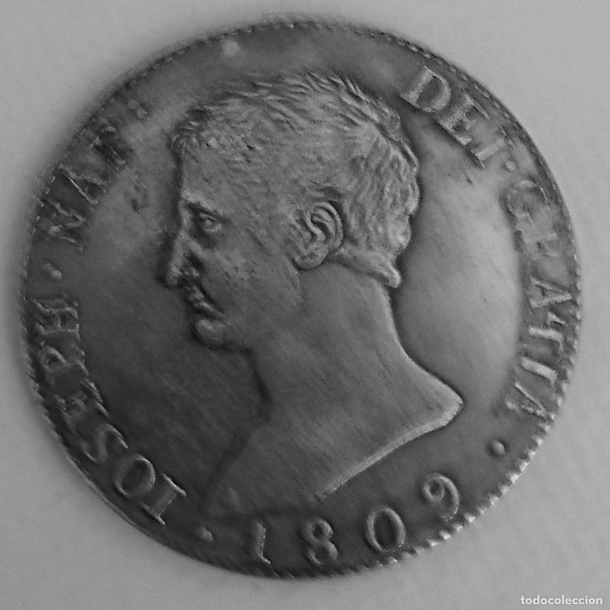 Reproducciones billetes y monedas: JOS&Eacute; NAPOLEON I - 1809 - 8 REALES - R&Eacute;PLICA