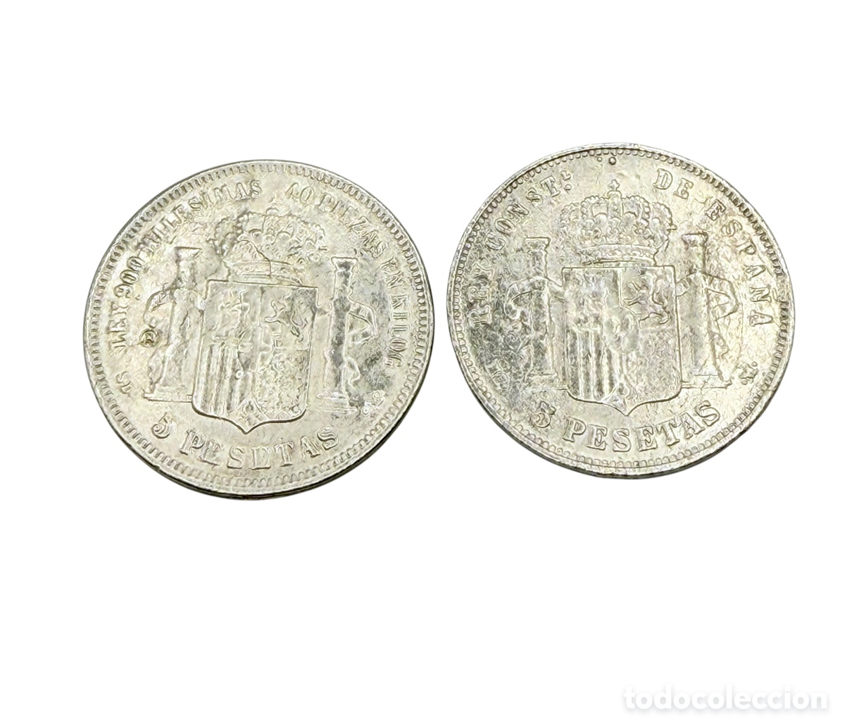 Reproducciones billetes y monedas: Pareja de Monedas Reproducciones Hist&oacute;ricas