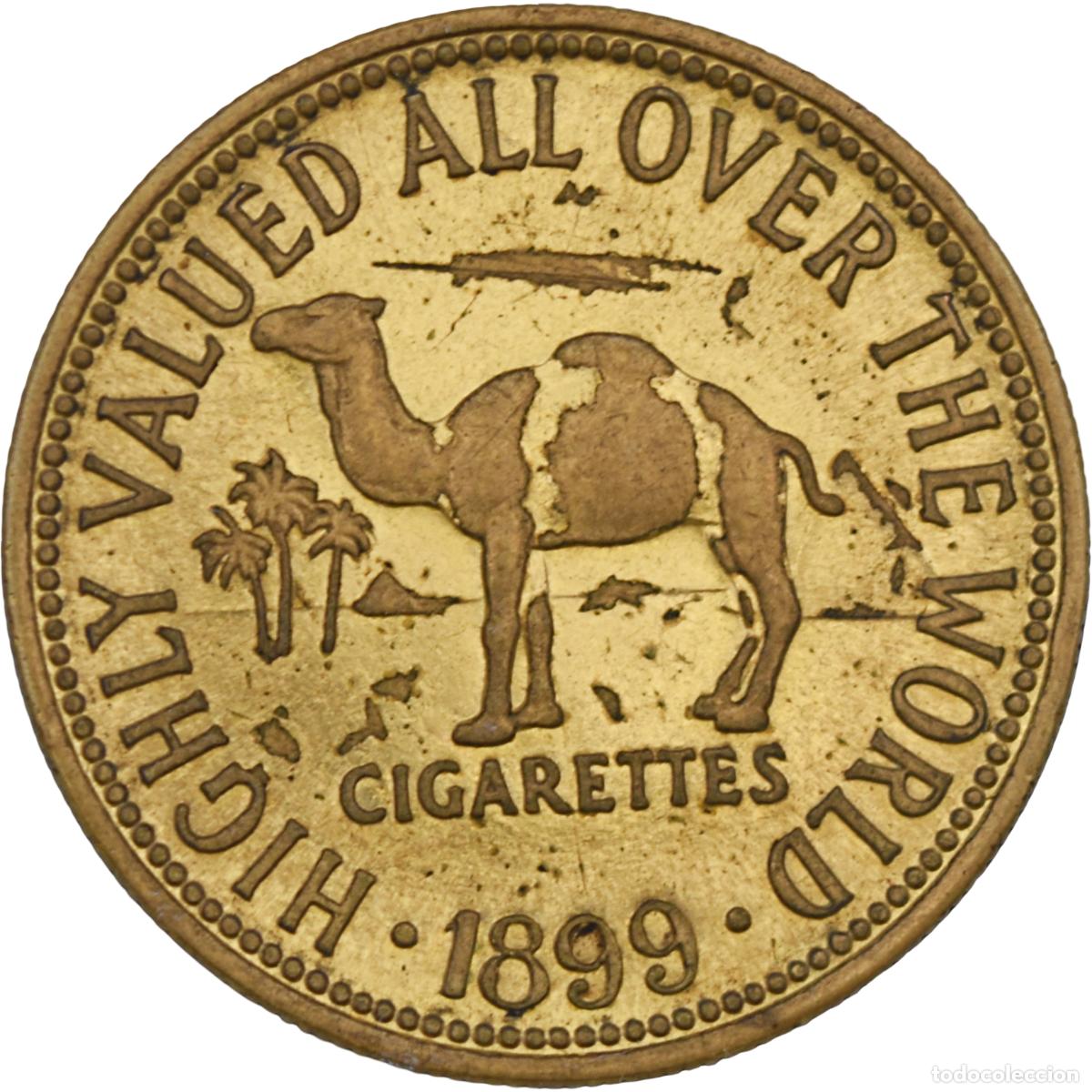 Reproducciones billetes y monedas: Moneda Camel 20 - 1899