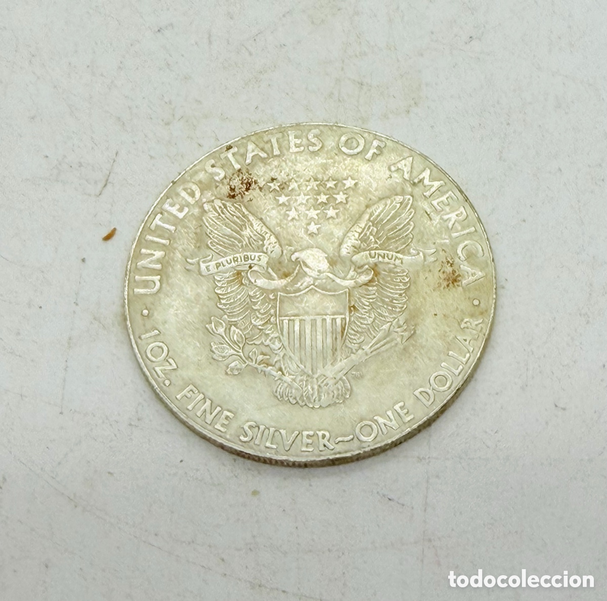 Reproducciones billetes y monedas: Moneda Plateada EEUU