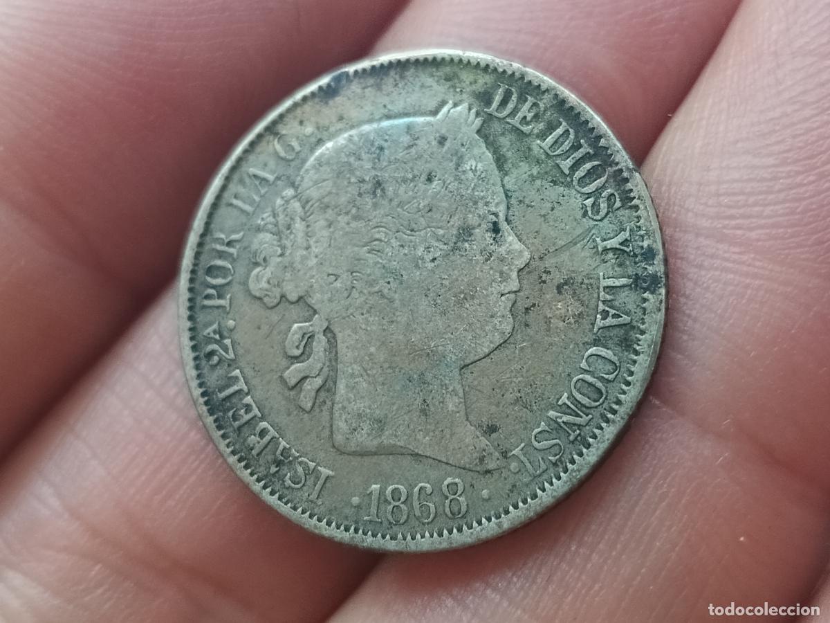 Reproducciones billetes y monedas: 40 c&eacute;ntimos de escudo falsa de &eacute;poca 1868