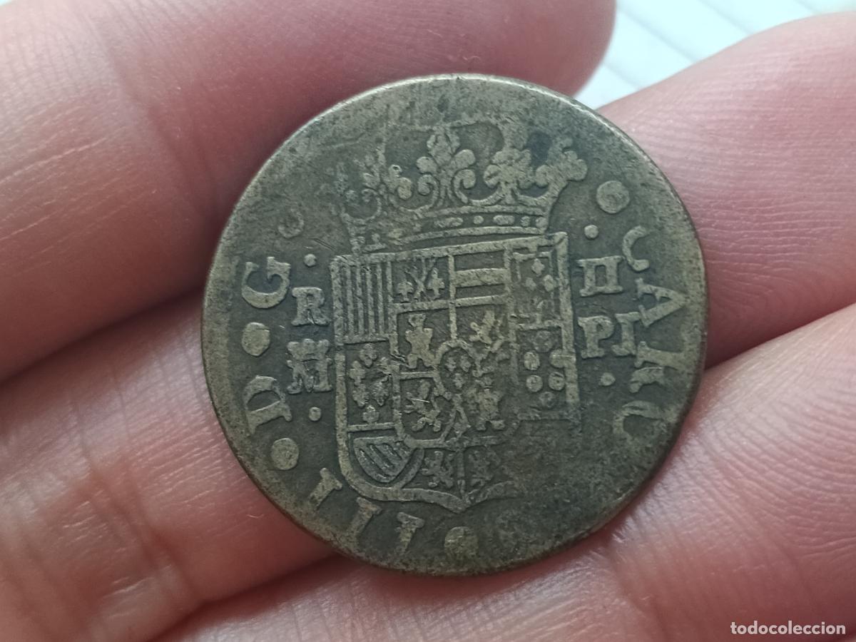Reproducciones billetes y monedas: 2 reales de 1760 falsa de &eacute;poca