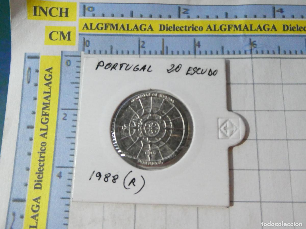 Reproducciones billetes y monedas: MONEDA FACS&Iacute;MIL REPRODUCCI&Oacute;N. PORTUGAL 1988 20 ESCUDOS. EN BLISTER