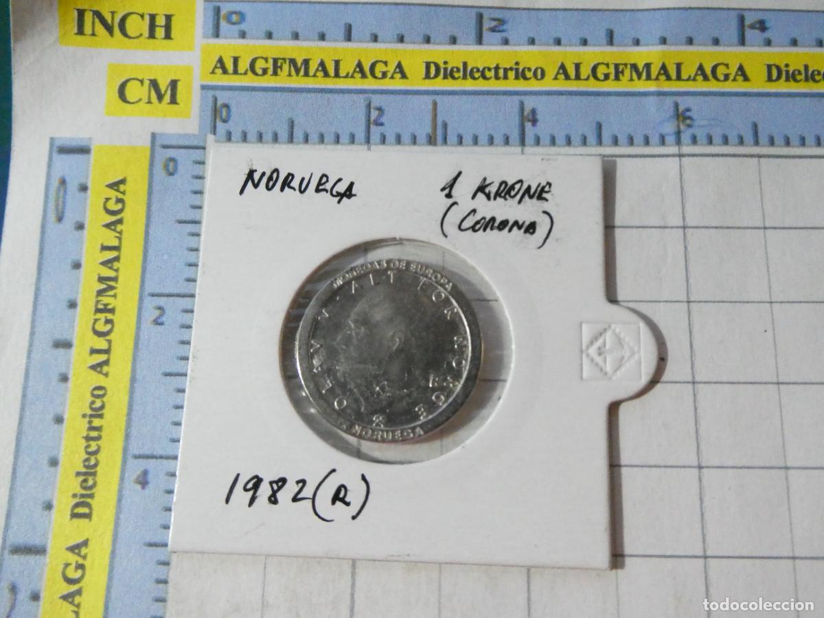Reproducciones billetes y monedas: MONEDA FACS&Iacute;MIL REPRODUCCI&Oacute;N. NORUEGA 1 CORONA 1982. EN BLISTER