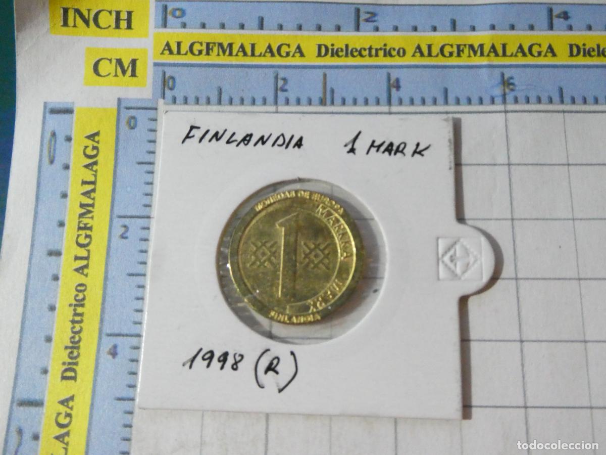 Reproducciones billetes y monedas: MONEDA FACS&Iacute;MIL REPRODUCCI&Oacute;N. FINLANDIA 1 MARCO 1998. EN BLISTER