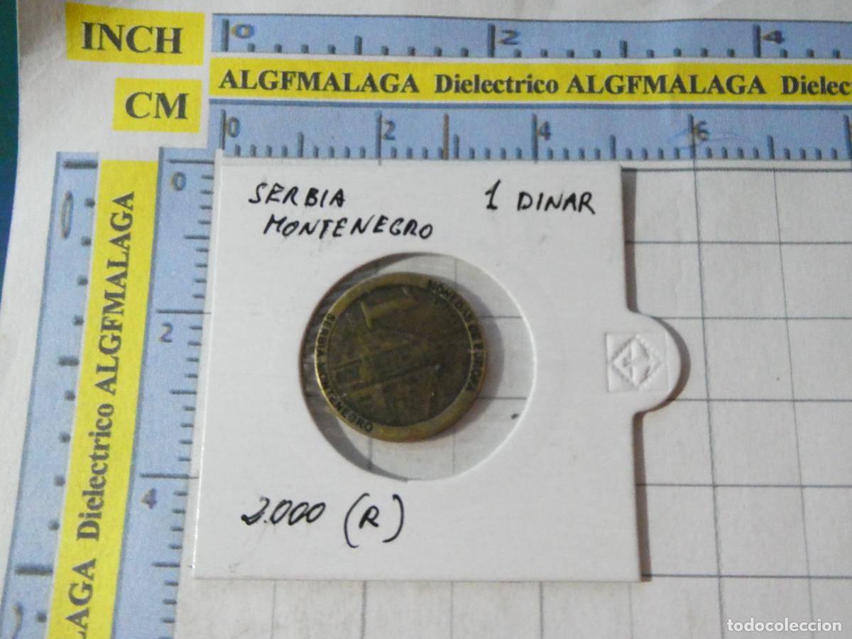 Reproducciones billetes y monedas: MONEDA FACS&Iacute;MIL REPRODUCCI&Oacute;N. SERBIA Y MONTENEGRO 1 DINAR 2000. EN BLISTER