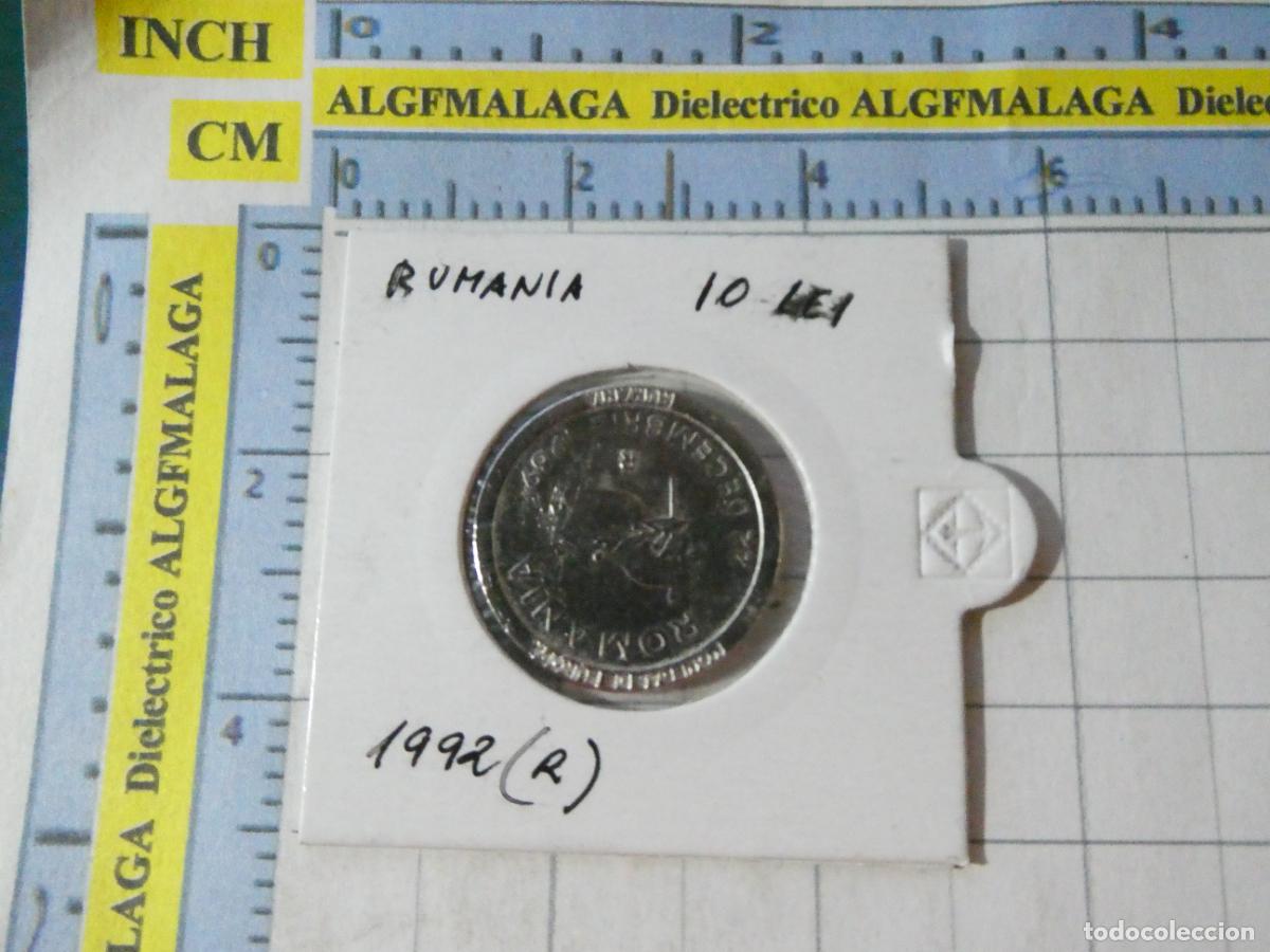 Reproducciones billetes y monedas: MONEDA FACS&Iacute;MIL REPRODUCCI&Oacute;N. RUMANIA 10 LEI 1992. EN BLISTER