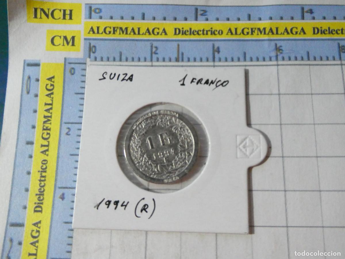 Reproducciones billetes y monedas: MONEDA FACS&Iacute;MIL REPRODUCCI&Oacute;N. SUIZA 1 FRANCO 1994. EN BLISTER