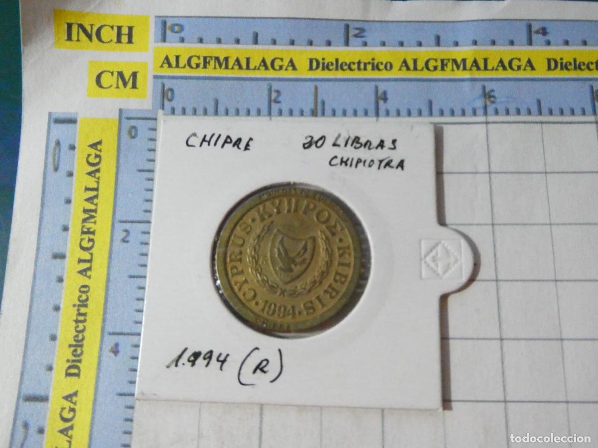 Reproducciones billetes y monedas: MONEDA FACS&Iacute;MIL REPRODUCCI&Oacute;N. CHIPRE 30 LIBRAS 1994. EN BLISTER