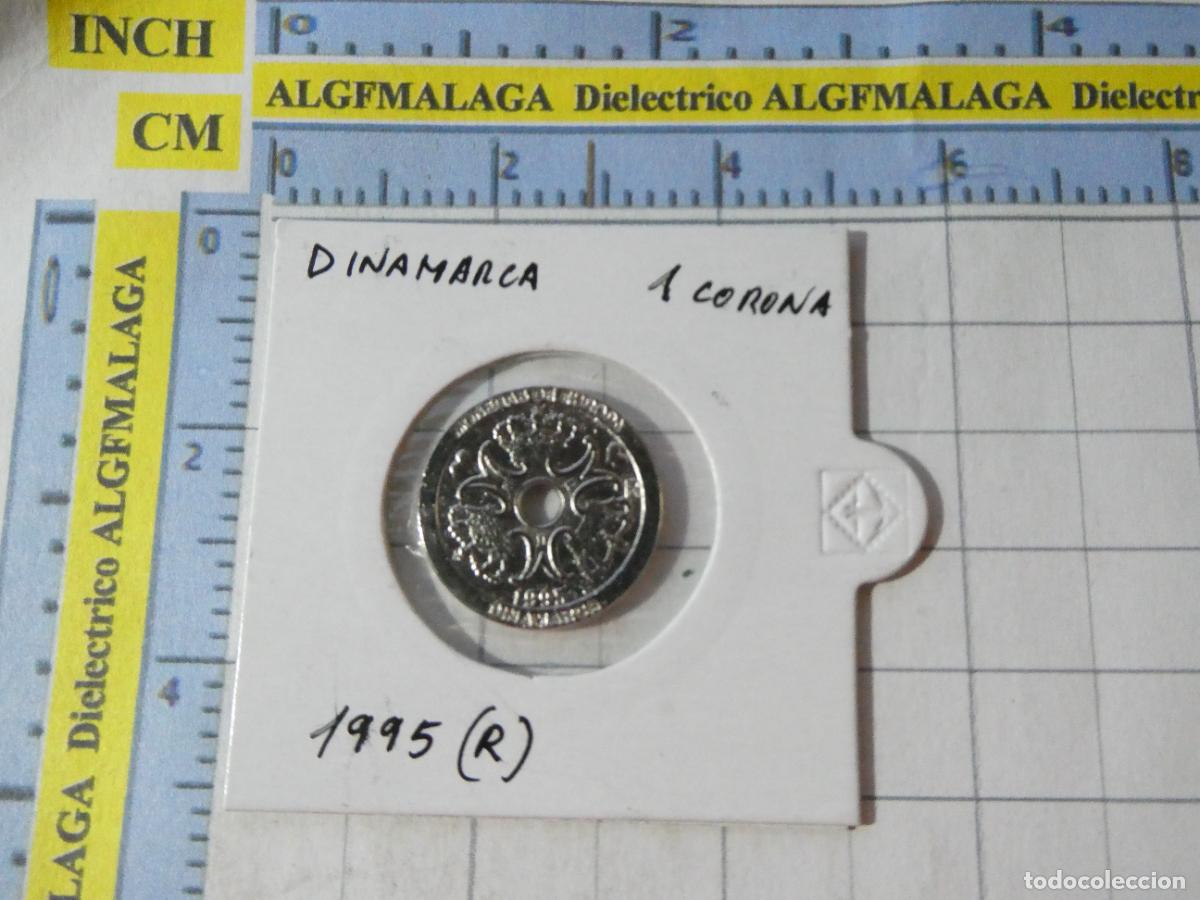 Reproducciones billetes y monedas: MONEDA FACS&Iacute;MIL REPRODUCCI&Oacute;N. DINAMARCA 1 CORONA 1995. EN BLISTER