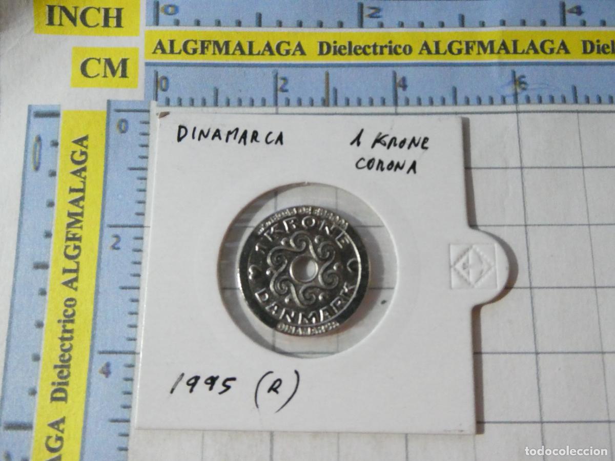 Reproducciones billetes y monedas: MONEDA FACS&Iacute;MIL REPRODUCCI&Oacute;N. DINAMARCA 1 CORONA 1995. EN BLISTER