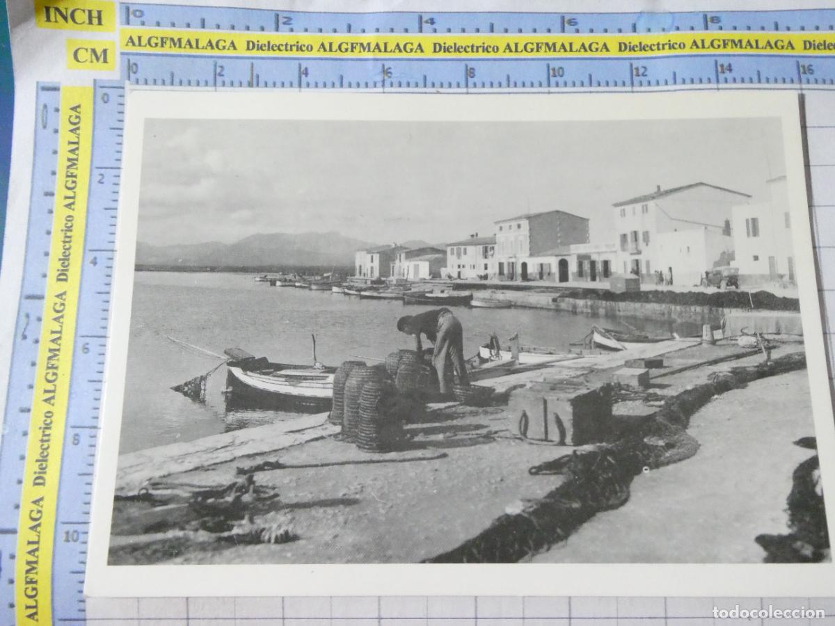 Reproducciones billetes y monedas: POSTAL DE MALLORCA. FACS&Iacute;MIL. ALCUDIA PUERTO PESCADOR. ARXIU BESTARD DES DE 1898. 2329