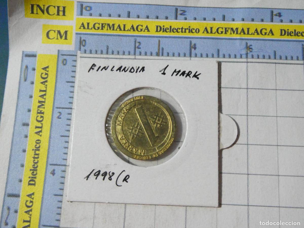 Reproducciones billetes y monedas: MONEDA FACS&Iacute;MIL REPRODUCCI&Oacute;N. FINLANDIA 1 MARCO 1998. EN BLISTER