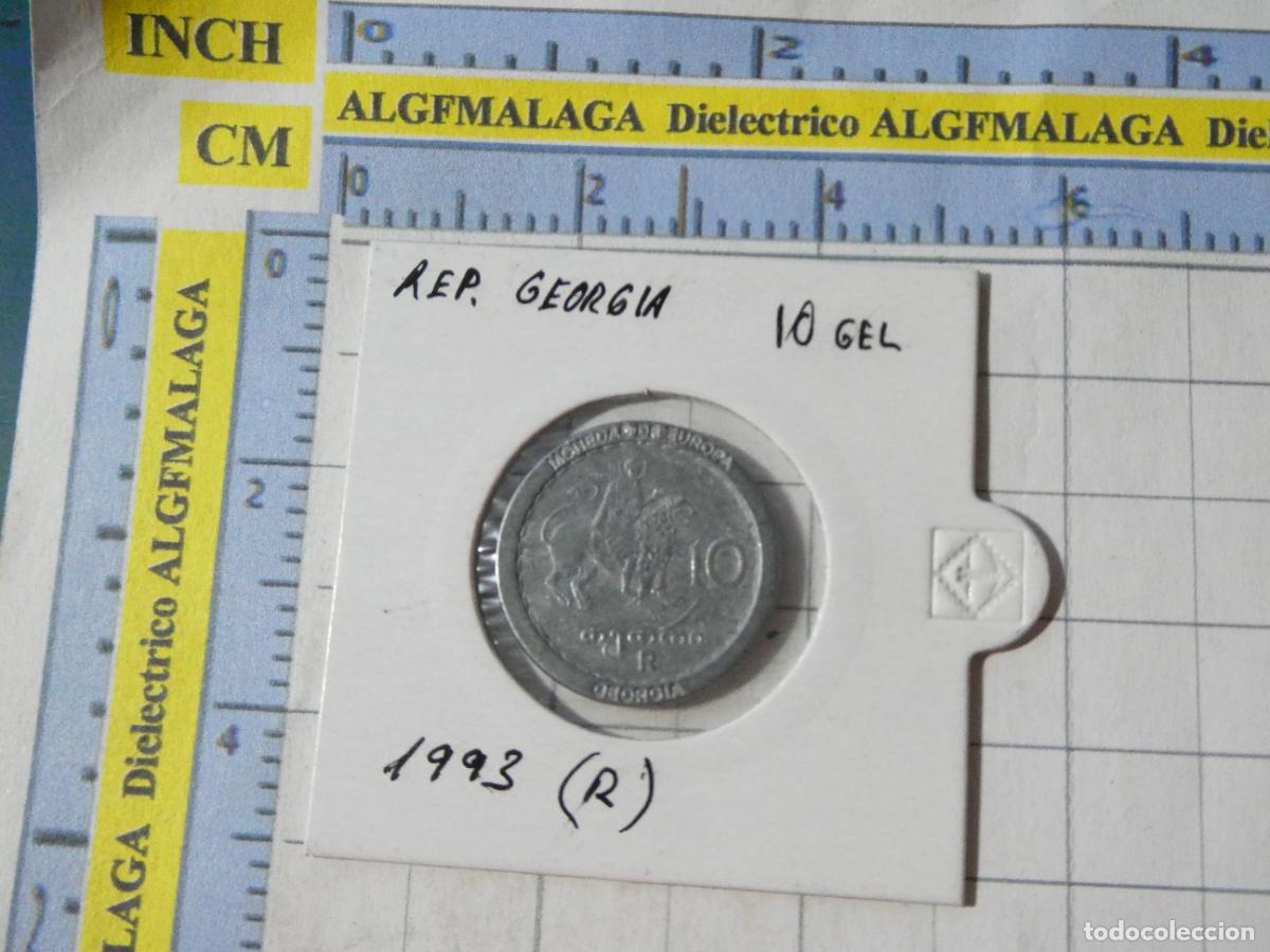 Reproducciones billetes y monedas: MONEDA FACS&Iacute;MIL REPRODUCCI&Oacute;N. GEORGIA 10 TETRIS 1993. EN BLISTER