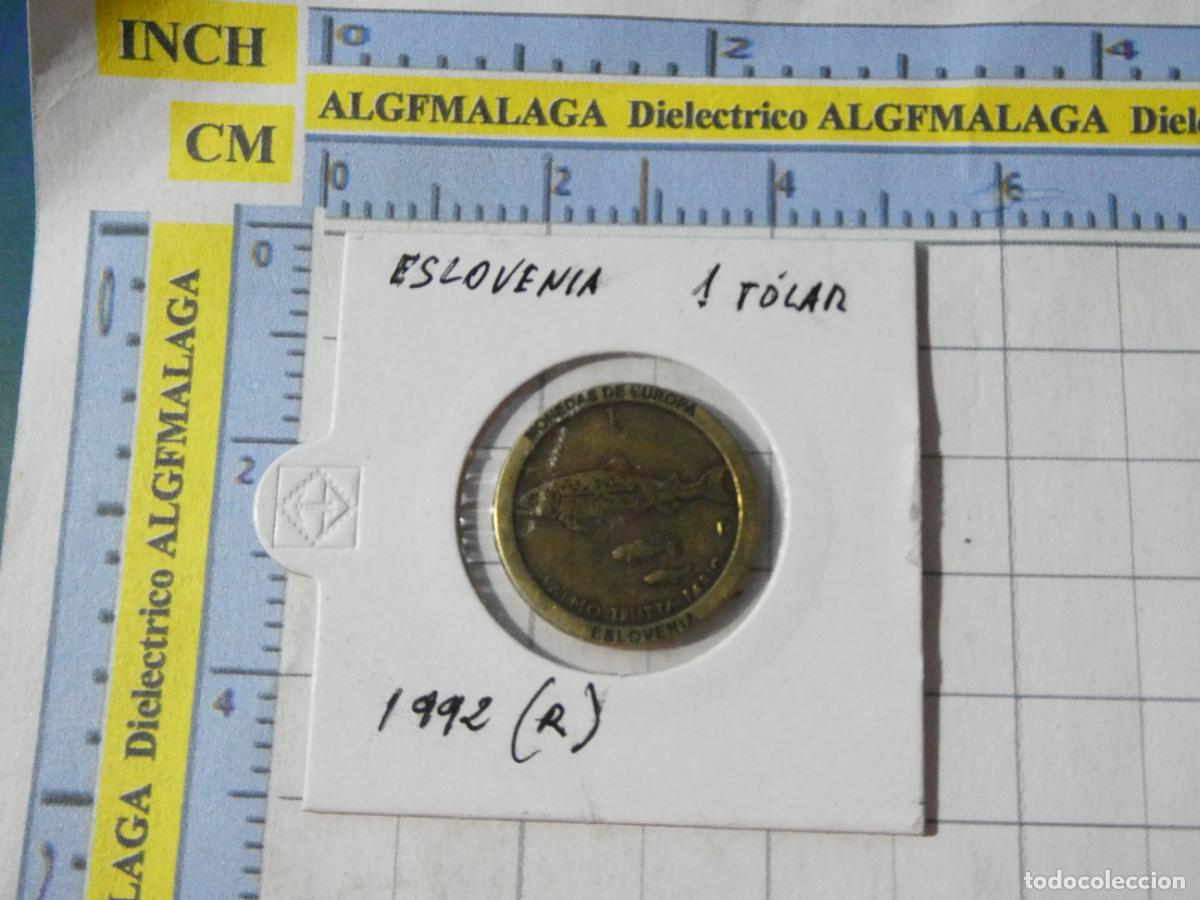 Reproducciones billetes y monedas: MONEDA FACS&Iacute;MIL REPRODUCCI&Oacute;N. ESLOVENIA 1 TOLAR 1992. EN BLISTER