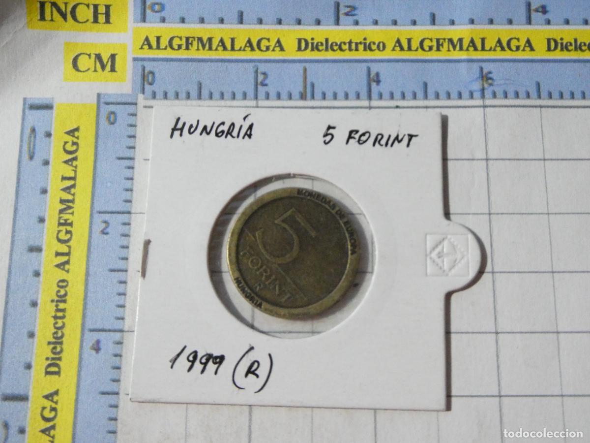 Reproducciones billetes y monedas: MONEDA FACS&Iacute;MIL REPRODUCCI&Oacute;N. HUNGR&Iacute;A 5 FLORINES 1999. EN BLISTER