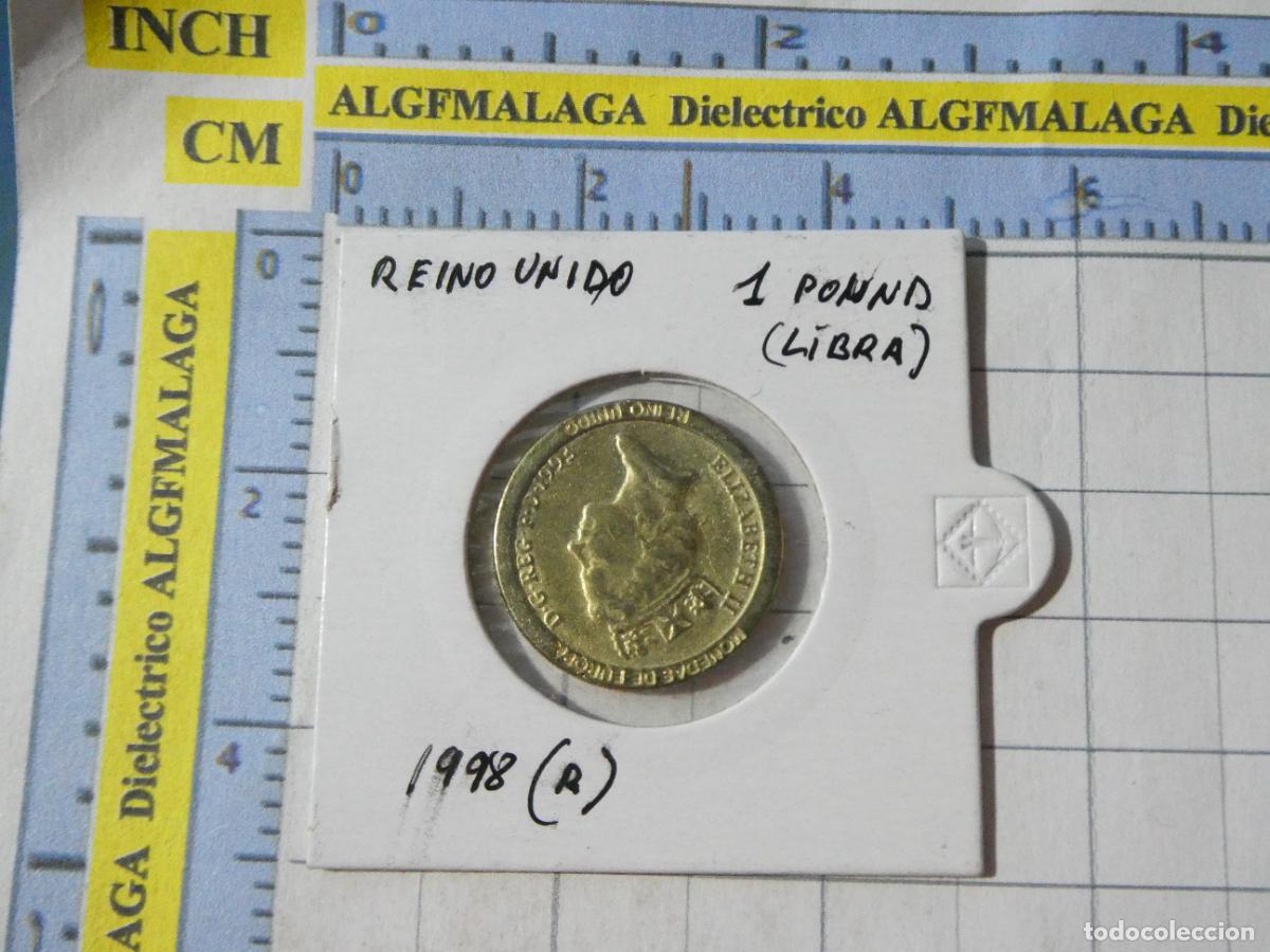 Reproducciones billetes y monedas: MONEDA FACS&Iacute;MIL REPRODUCCI&Oacute;N. REINO UNIDO 1 LIBRA 1998. EN BLISTER
