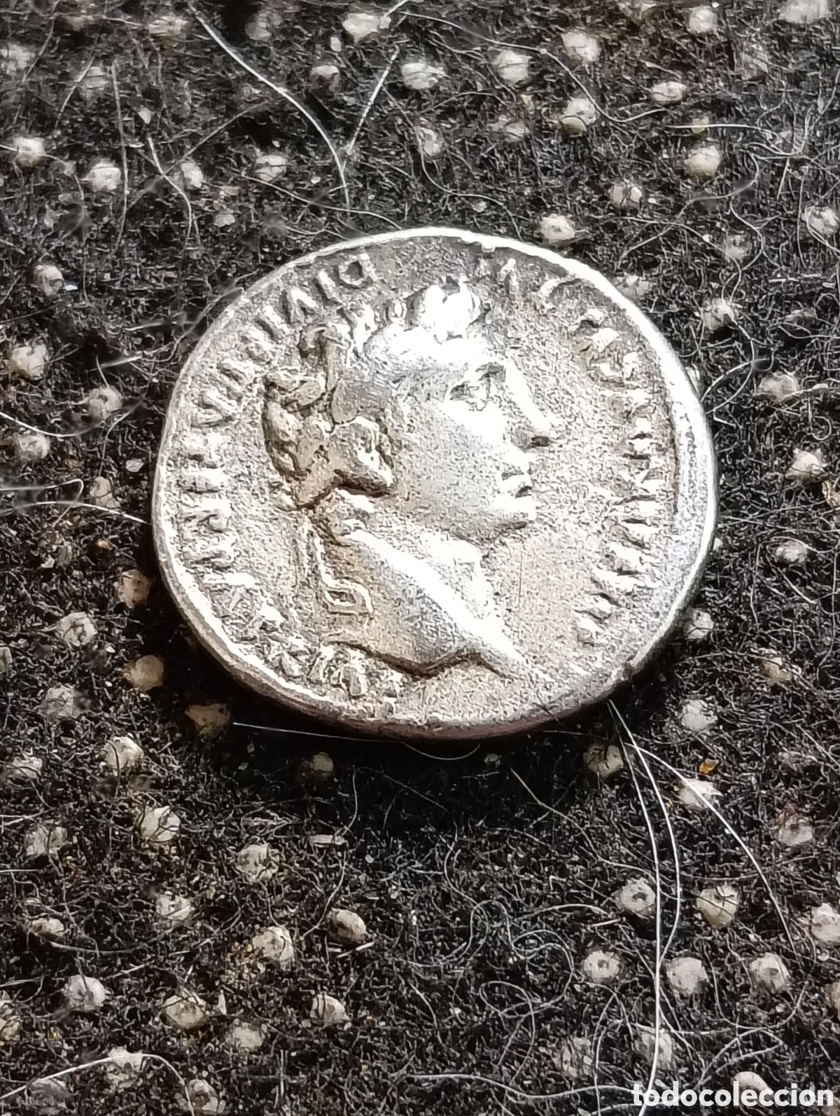 Reproducciones billetes y monedas: Excelente R&eacute;plica de un Denario de Augusto 2-4 d C, Cayo y Lucio Cesares
