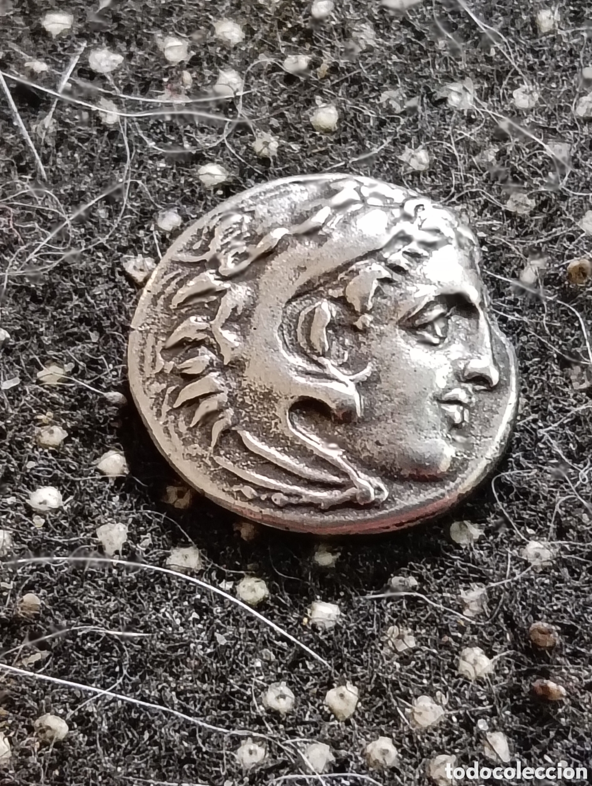 Reproducciones billetes y monedas: Excelente R&eacute;plica de un Tetradracma Alejandro Magno 336-323 aC. Grecia