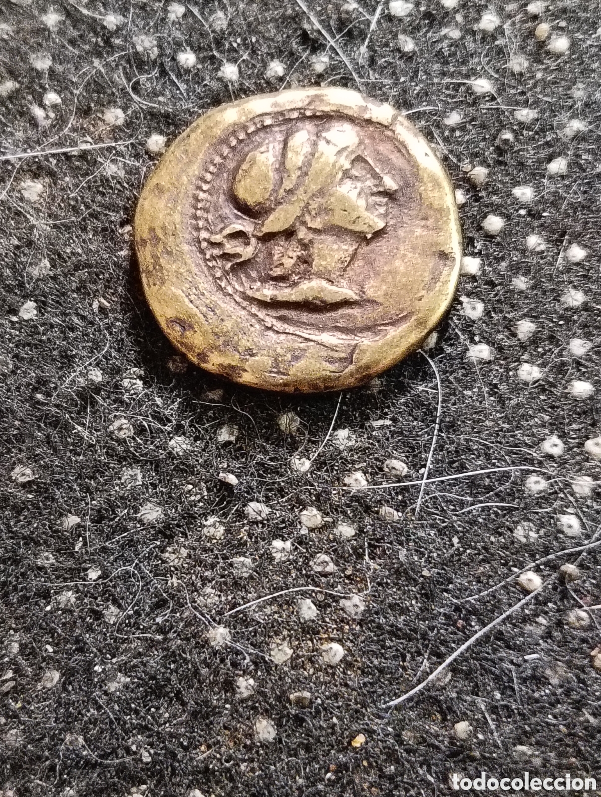 Reproducciones billetes y monedas: Excelente R&eacute;plica de un Semis de Obulco M&aacute;laga 80-70 aC. Bronce