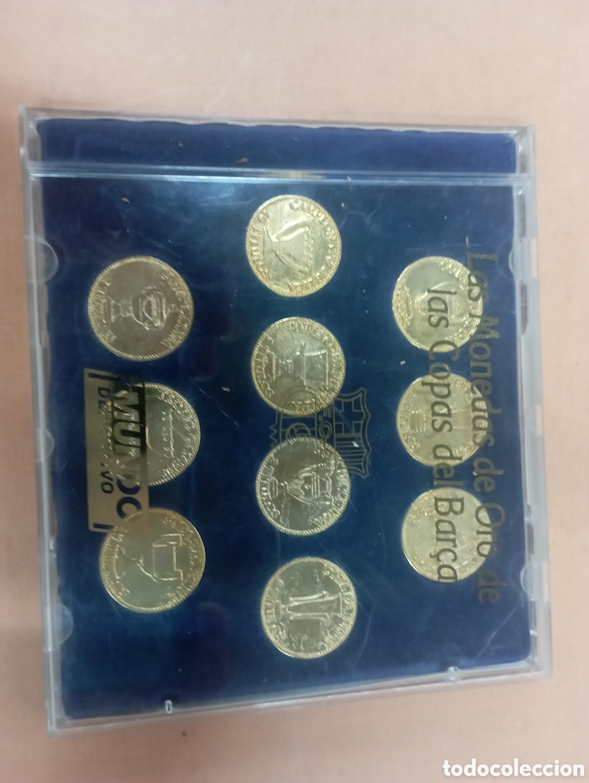 Reproducciones billetes y monedas: las monedas de oro de las copas del barca