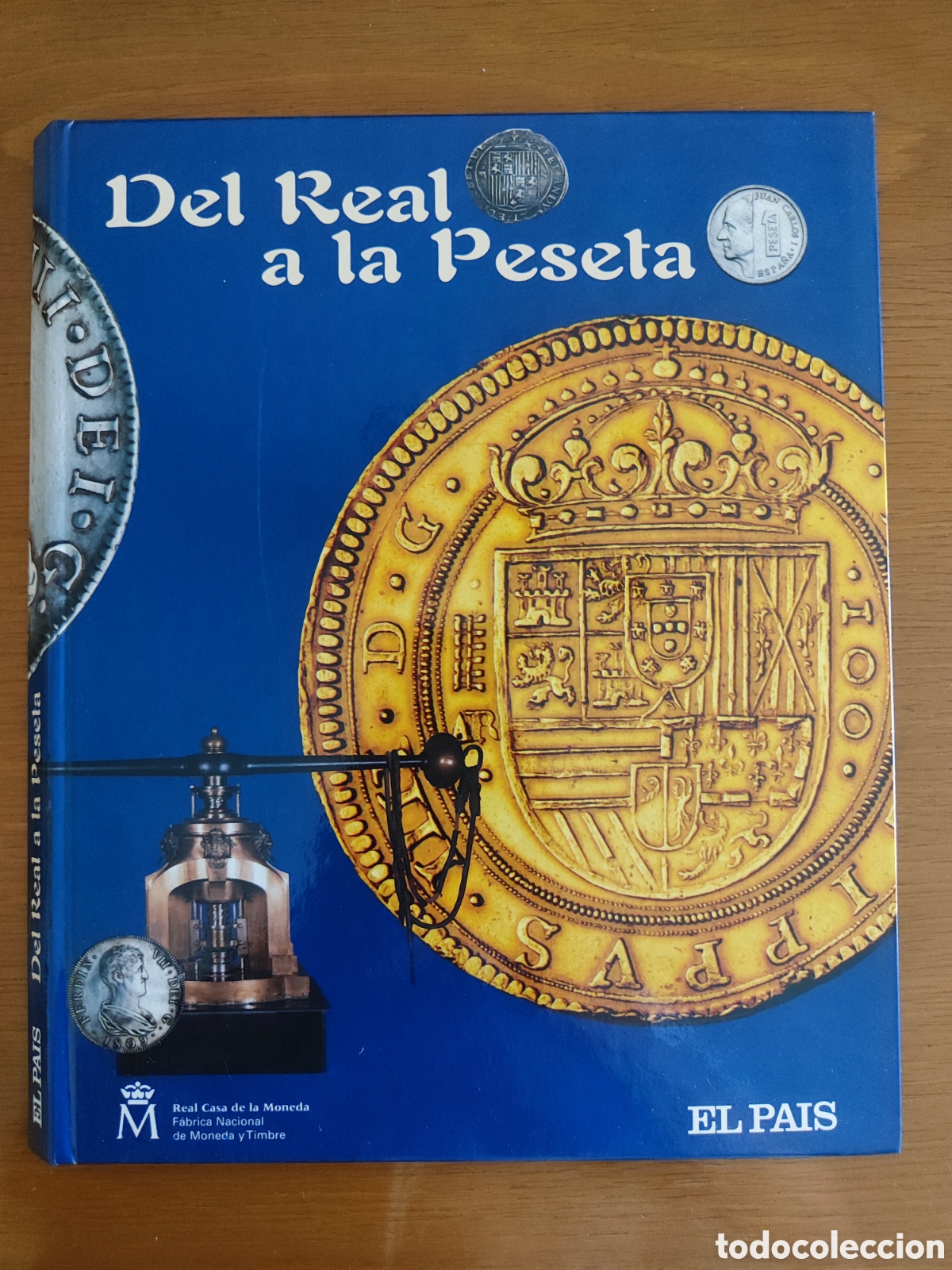 Reproducciones billetes y monedas: Dos colecci&oacute;es completas DEL REAL A LA PESETA (1 y 2).