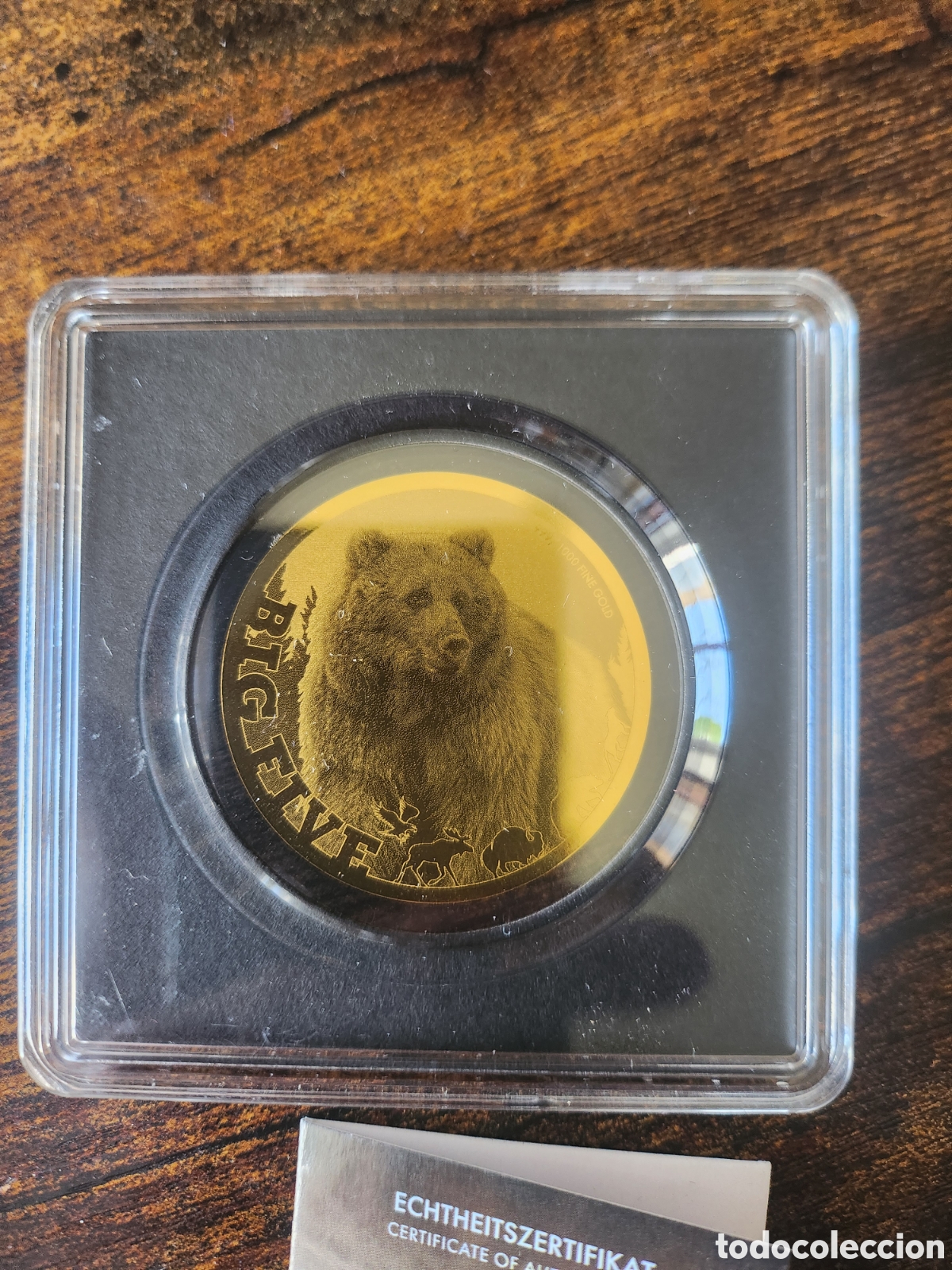 Reproducciones billetes y monedas: Moneda o l&aacute;mina de oro