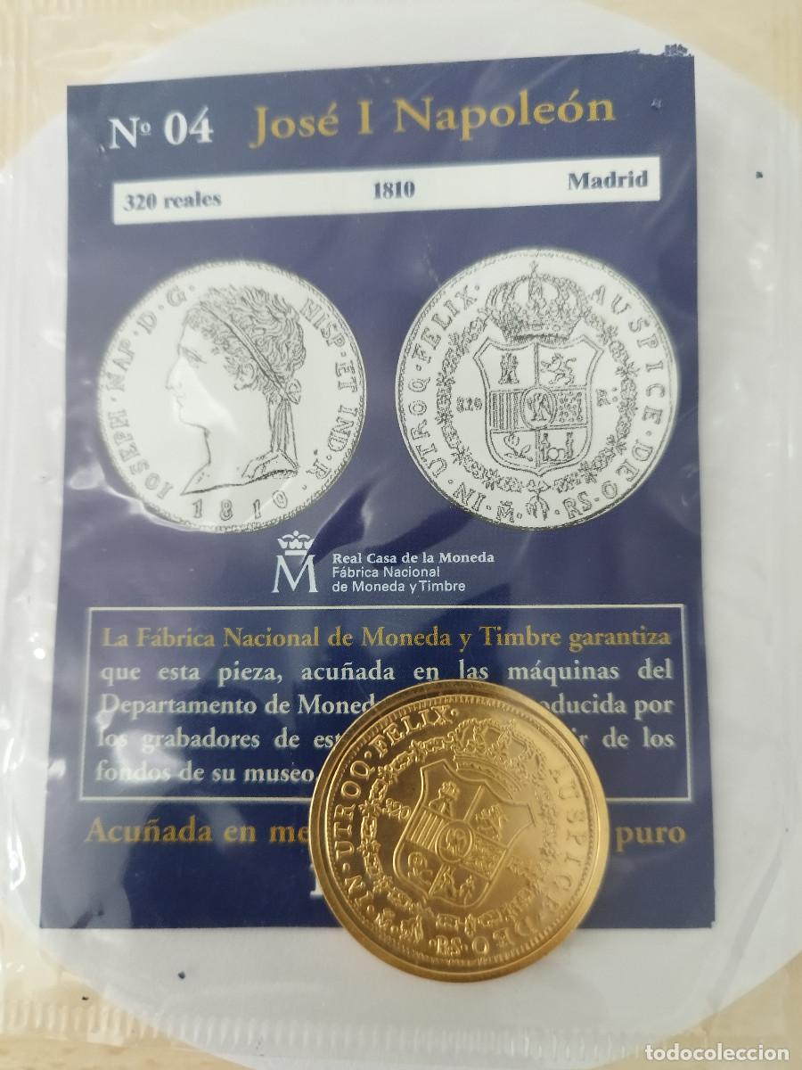Reproducciones billetes y monedas: Reproducci&oacute;n &oacute; r&eacute;plica Jos&eacute; I Napole&oacute;n 320 reales 1810 Madrid Real Casa de la Moneda F&aacute;brica Nacion