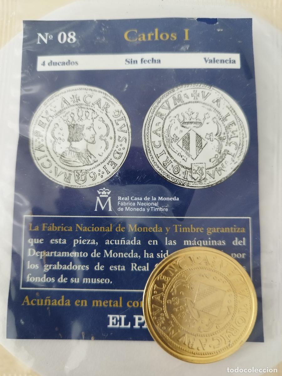 Reproducciones billetes y monedas: Reproducci&oacute;n &oacute; r&eacute;plica Carlos I 4 ducados Sin fecha Valencia Real Casa de la Moneda F&aacute;brica Naciona