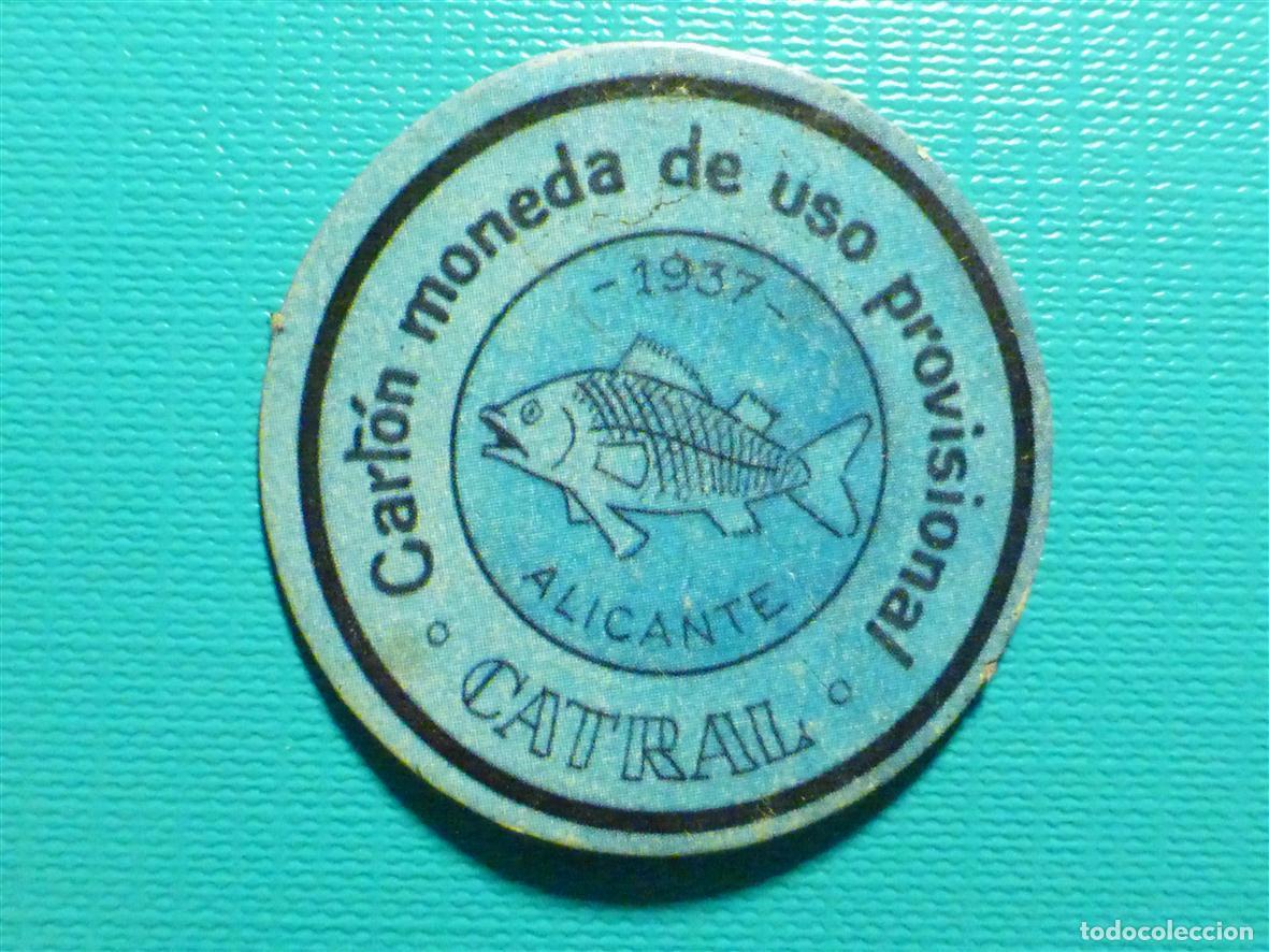 Reproducciones billetes y monedas: Cart&oacute;n Moneda Uso Provisional - Catral - Alicante - 1937 - 10 C&eacute;ntimos