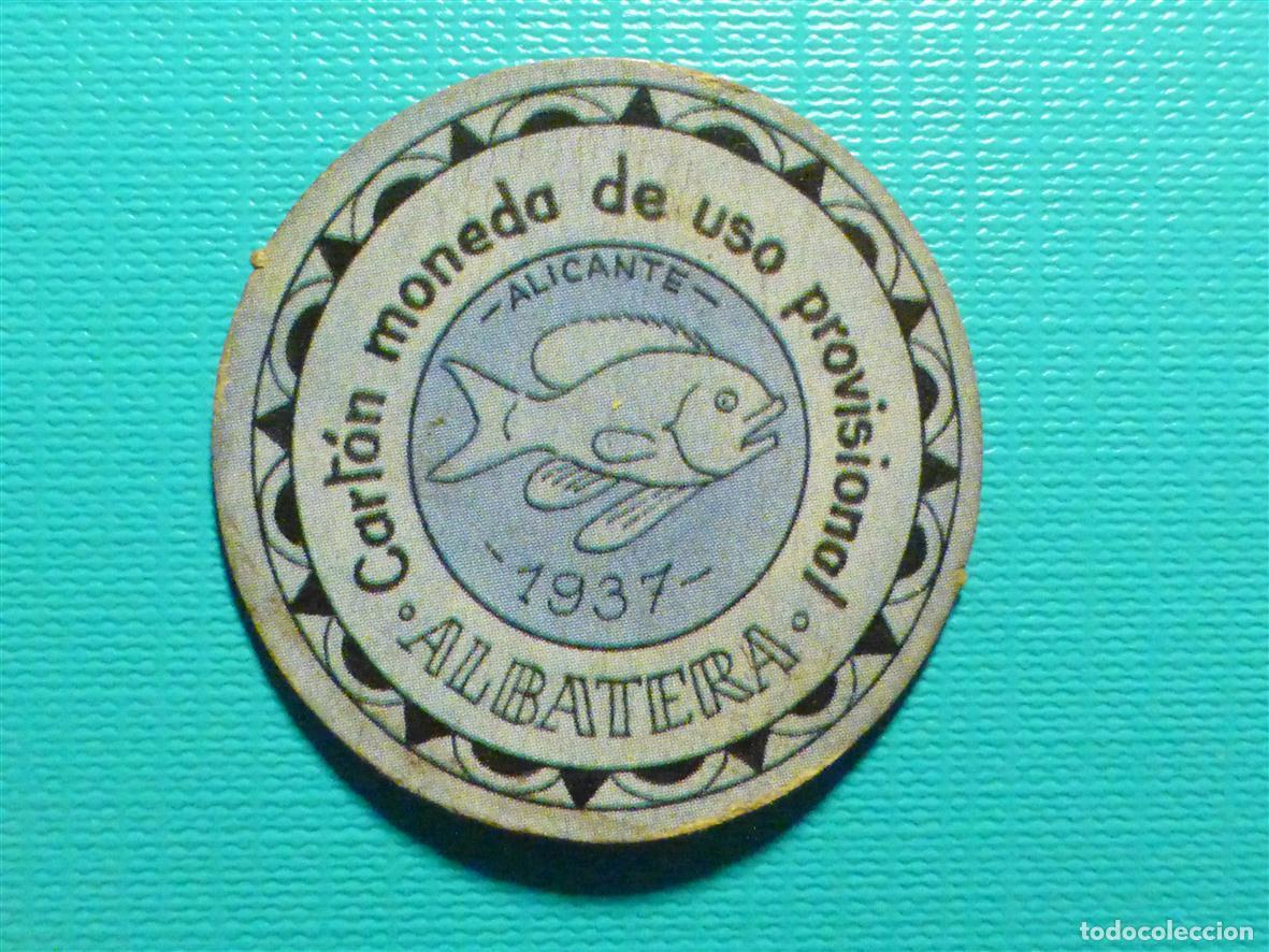 Reproducciones billetes y monedas: Cart&oacute;n Moneda Uso Provisional - Albatera - Alicante - 1937 - 30 C&eacute;ntimos