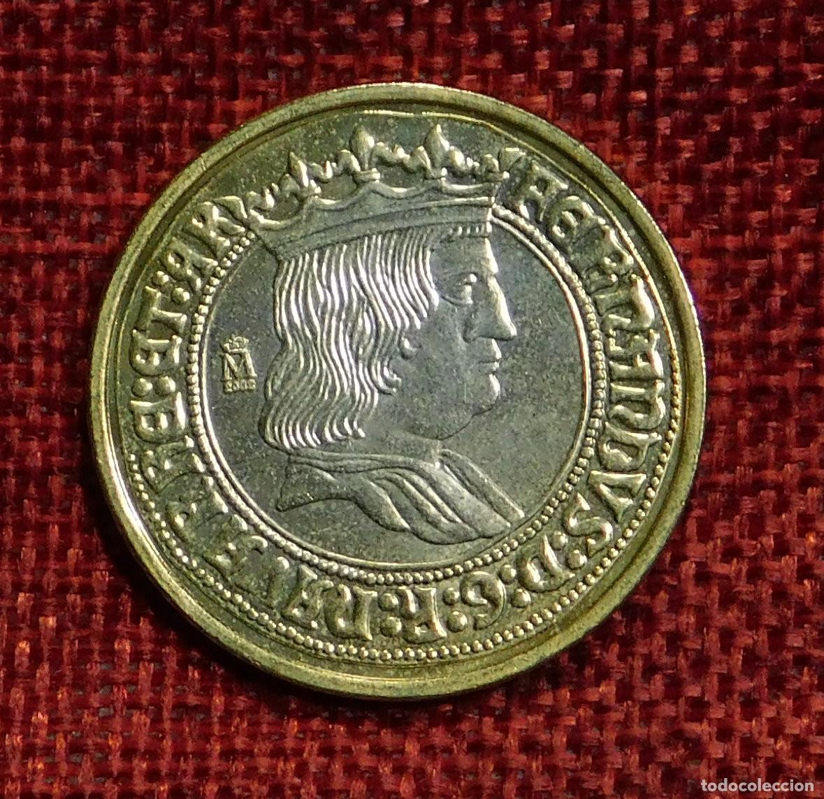 Reproducciones billetes y monedas: Espa&ntilde;a - Rey Fernando II - 4 Ducados Fabrica Nacional de Moneda y Timbre FNMT