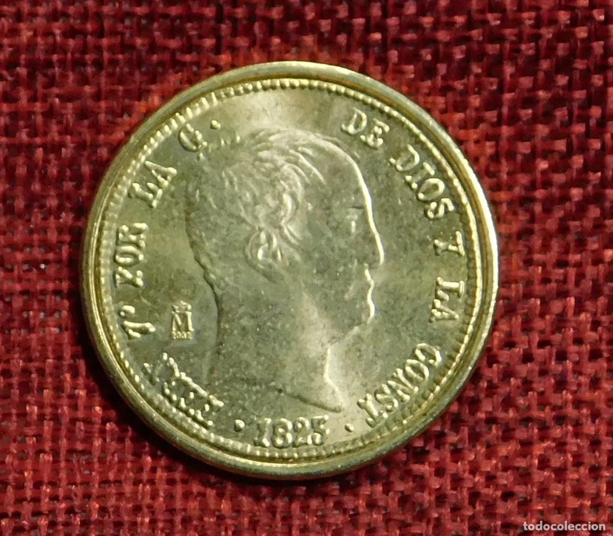 Reproducciones billetes y monedas: Espa&ntilde;a - Rey Fernando VII - 1825 - 320 Reales - Fabrica Nacional de Moneda y Timbre FNMT