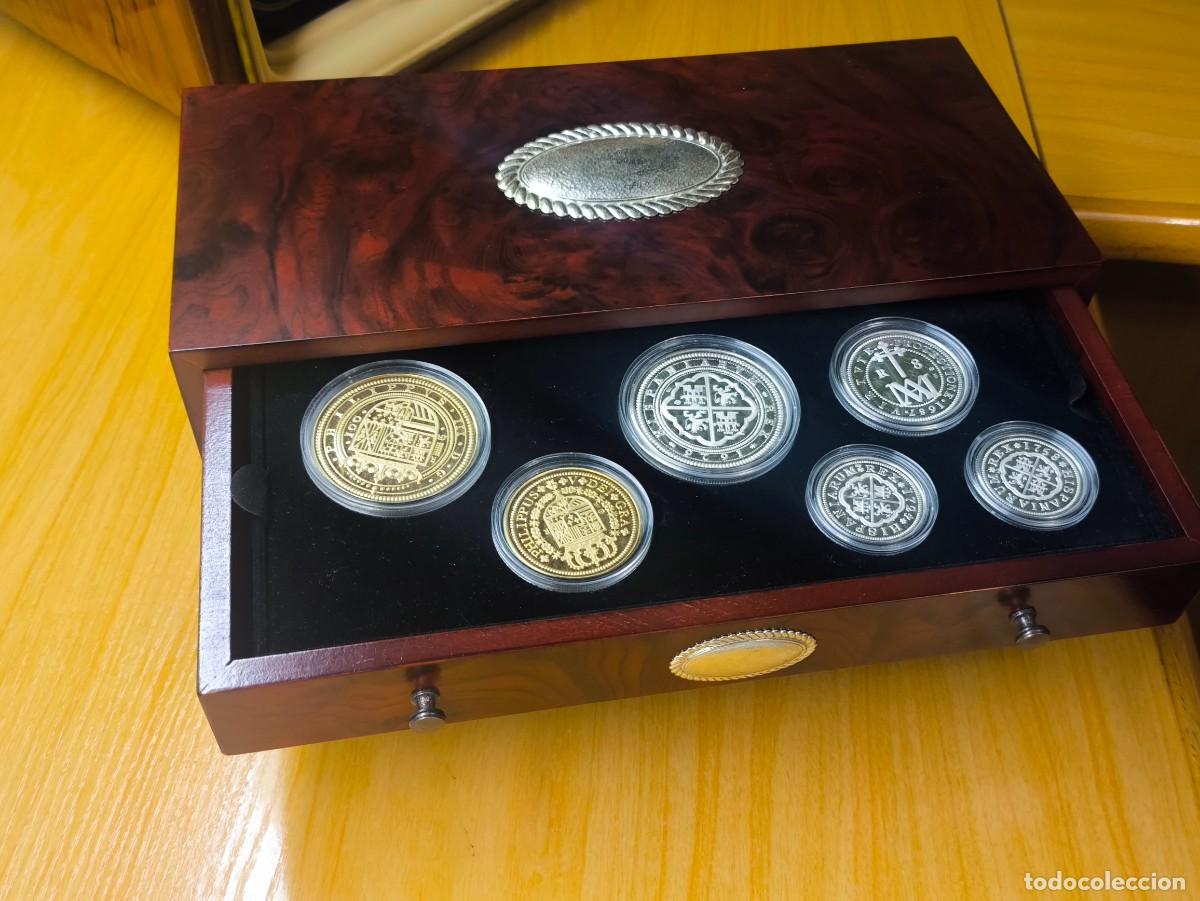 Riproduzioni banconote e monete: Colecci&oacute;n Historia de la Moneda de Espa&ntilde;a &ndash; 25 monedas plata 999 y oro 24K