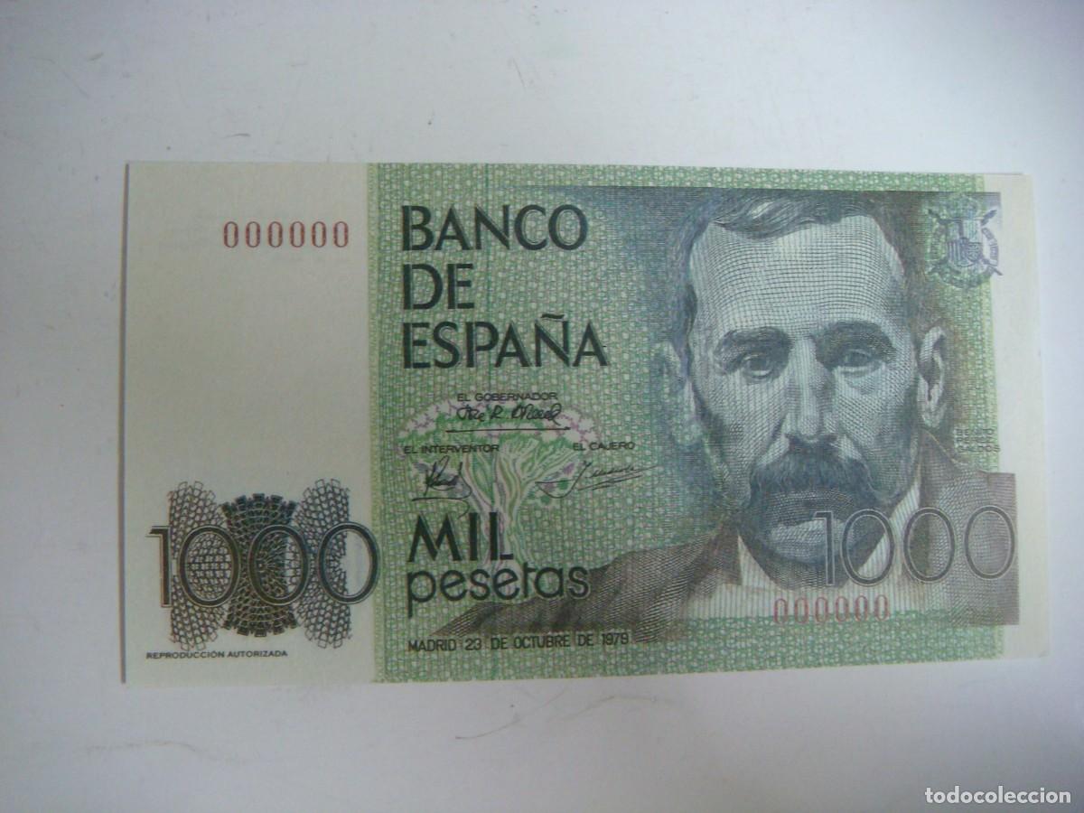 Reproducciones billetes y monedas: BILLETE REPRODUCCION DE 1000 PESETAS 23-OCTUBRE-1979-(&)
