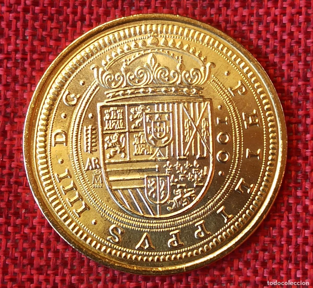 Reproducciones billetes y monedas: Reproduccion Fabrica Nacional de Moneda y Timbre FNMT A&ntilde;o 1623 - Hispaniarum Rex Rey Felipe IV