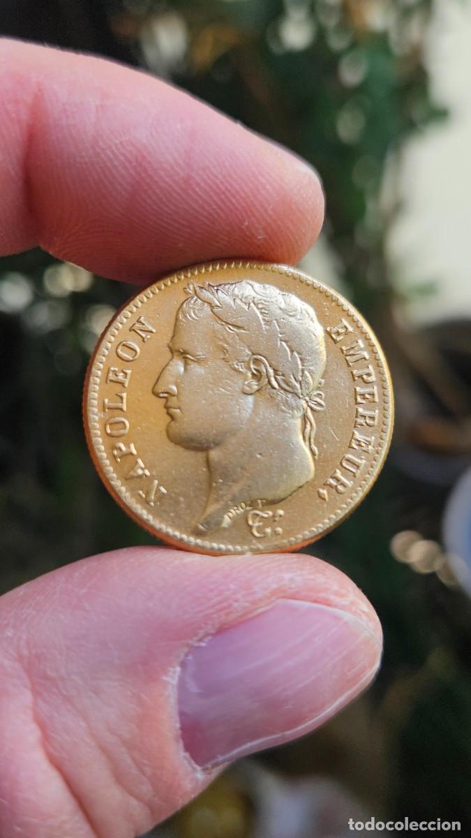 Replikate von Banknoten und M&uuml;nzen: Moneda 40 Francos Napoleon 1811