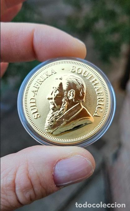 Reproducciones billetes y monedas: Moneda Sud Africa Krugerrand 2012 - Foto 2
