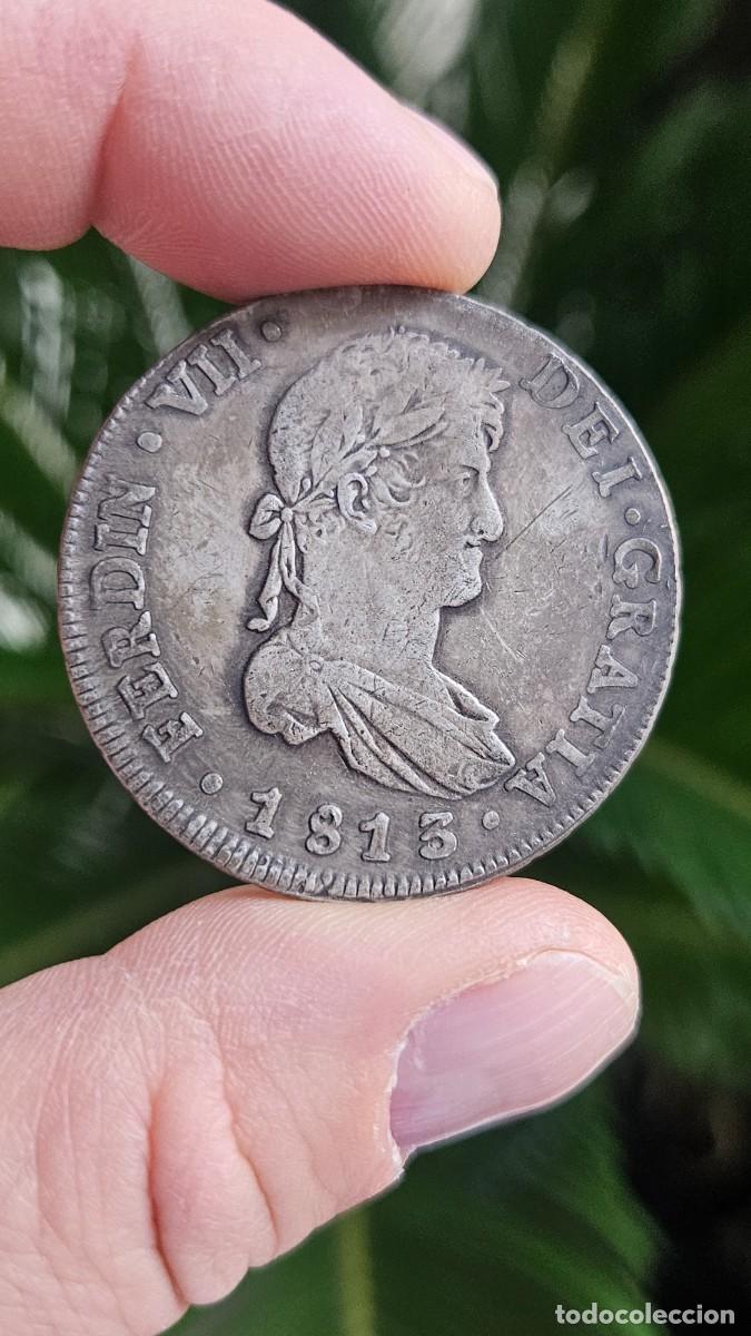 Riproduzioni banconote e monete: Moneda 8 Reales Espańa Ferdin VII 1813