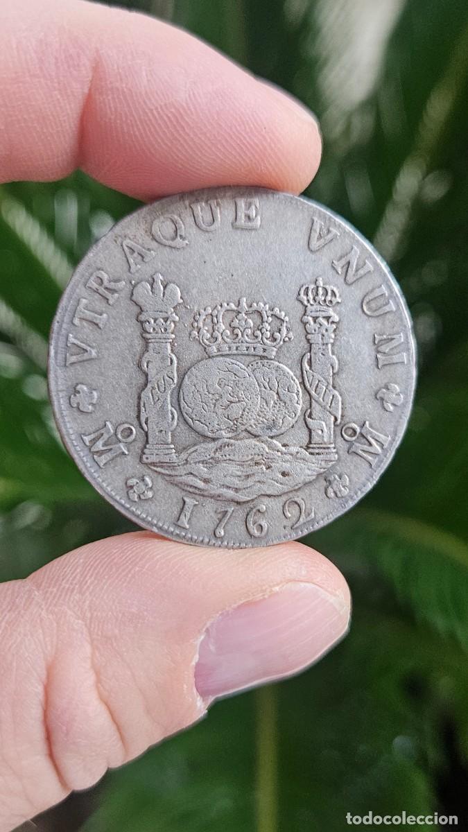 Riproduzioni banconote e monete: Moneda 8 Reales 1762 Fernand VI Columnario