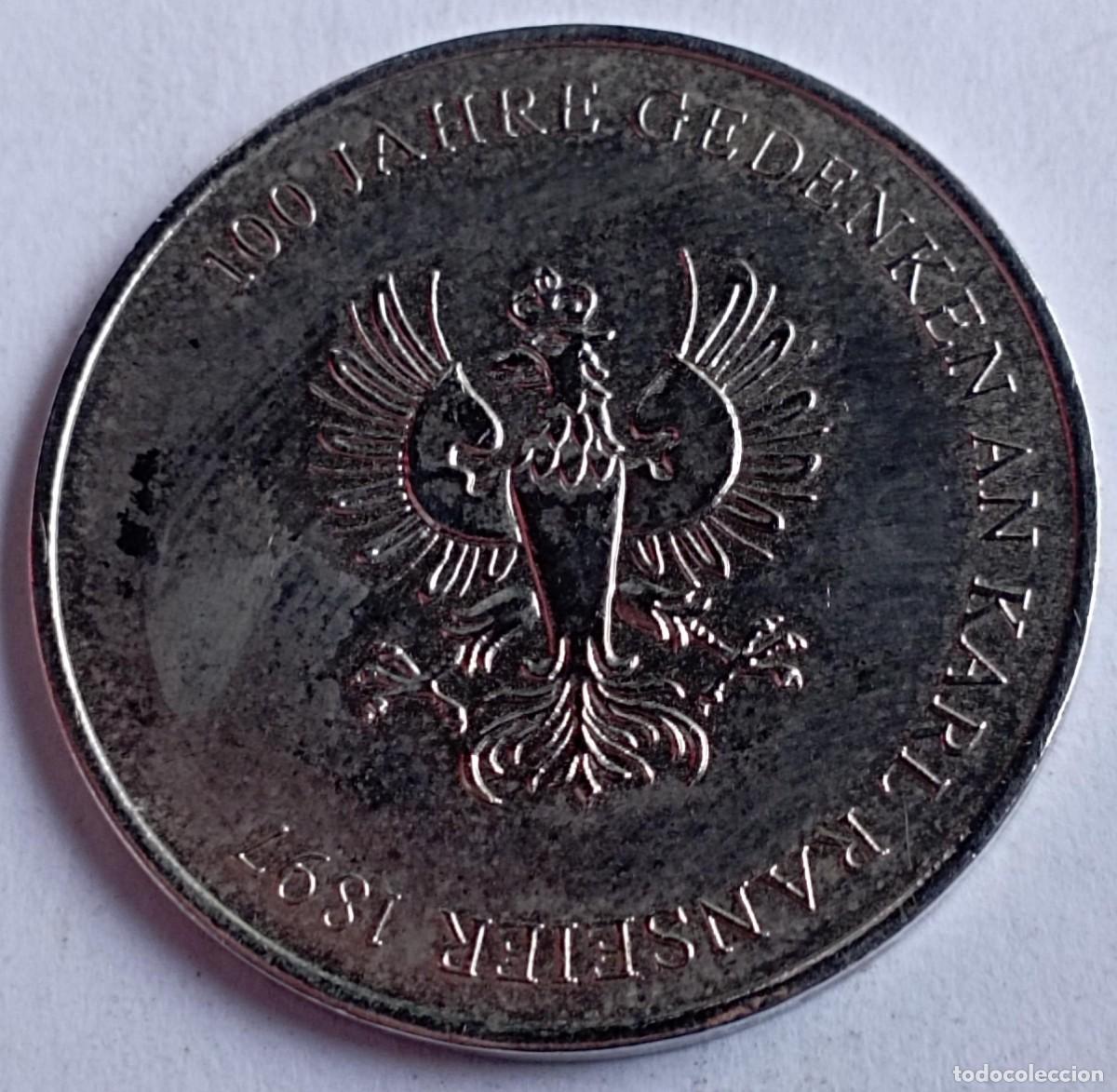 Reproducciones billetes y monedas: Moneda, token Karl Ranseier - Foto 2
