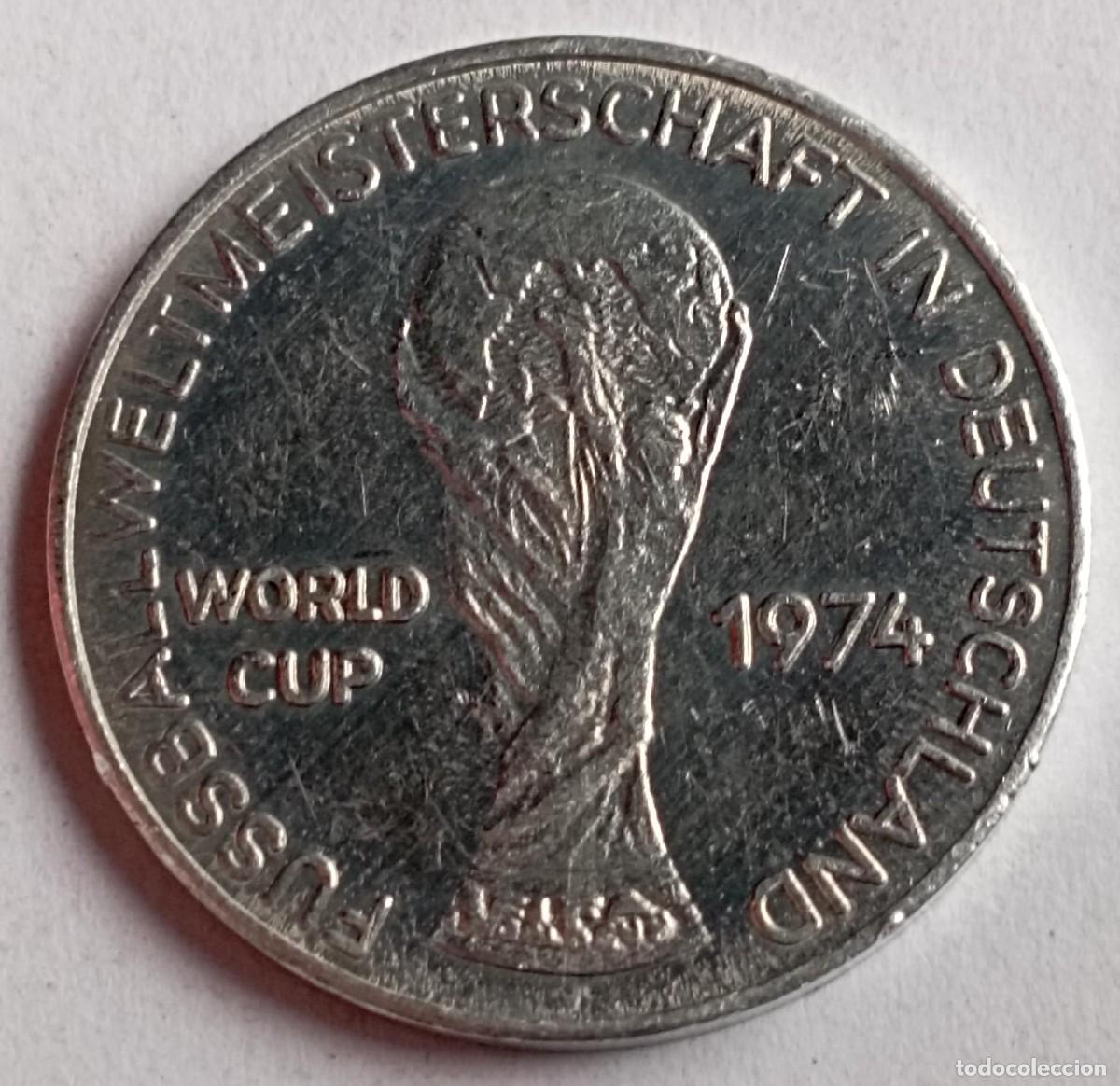 Reproducciones billetes y monedas: Moneda token Mundial de F&uacute;tbol (World Cup) 1974 Australien